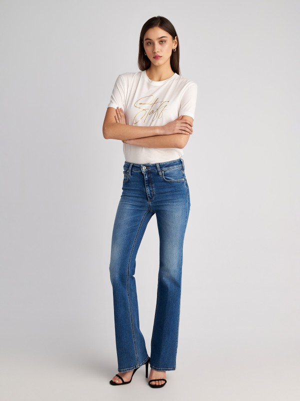 Beatrice Woman Pant- Bootcut Fit.