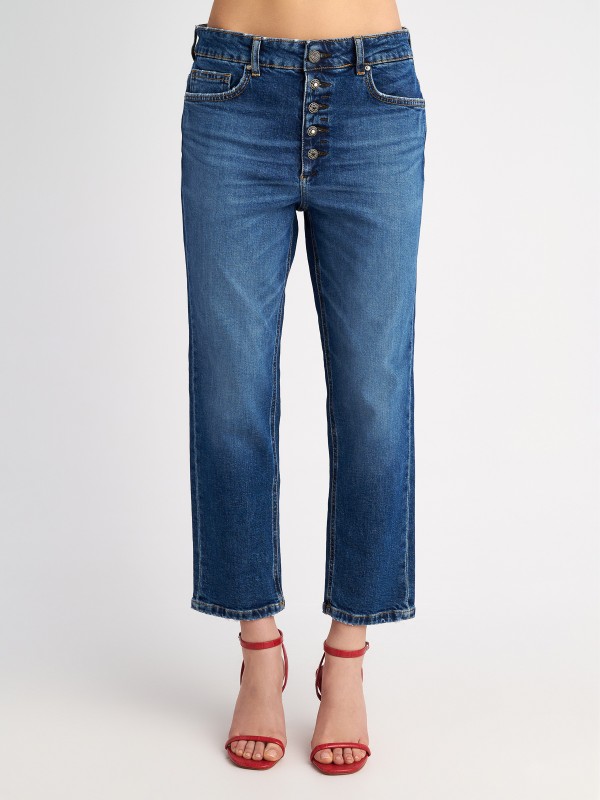Dalida Wmn Pant-Boyfriend Fit