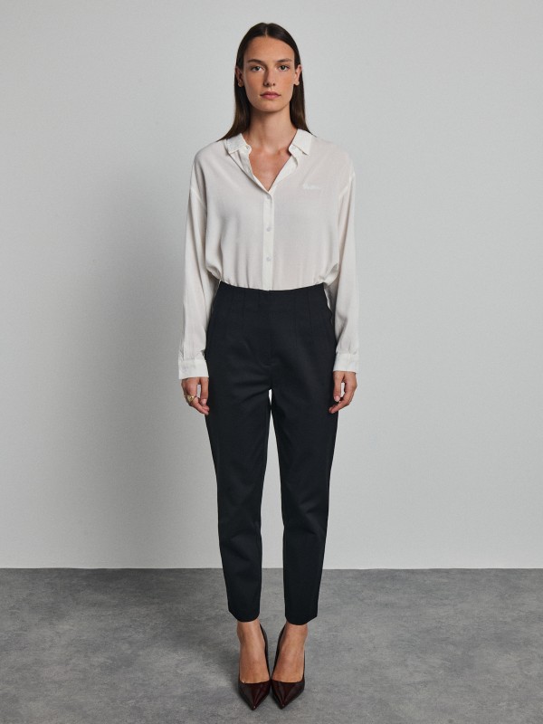 Alison Woman Slim High Waist Pant