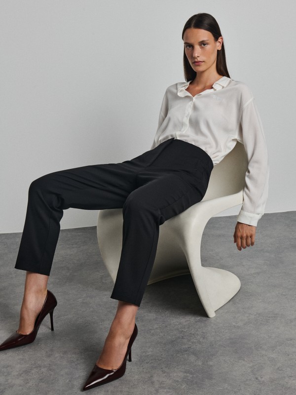 Alison Woman Slim High Waist Pant