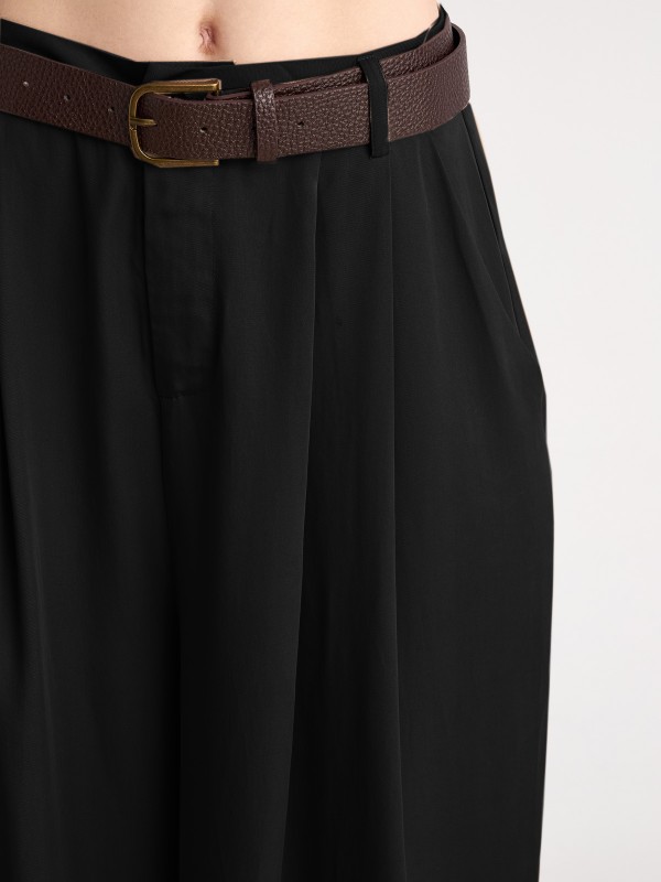 Gabriella Highwest Pant 71% Polyester/23% Viscoze/6%Elastane