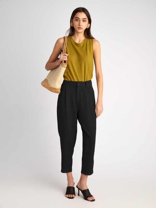 Olivia Pant 55%Linen/45%Viscose