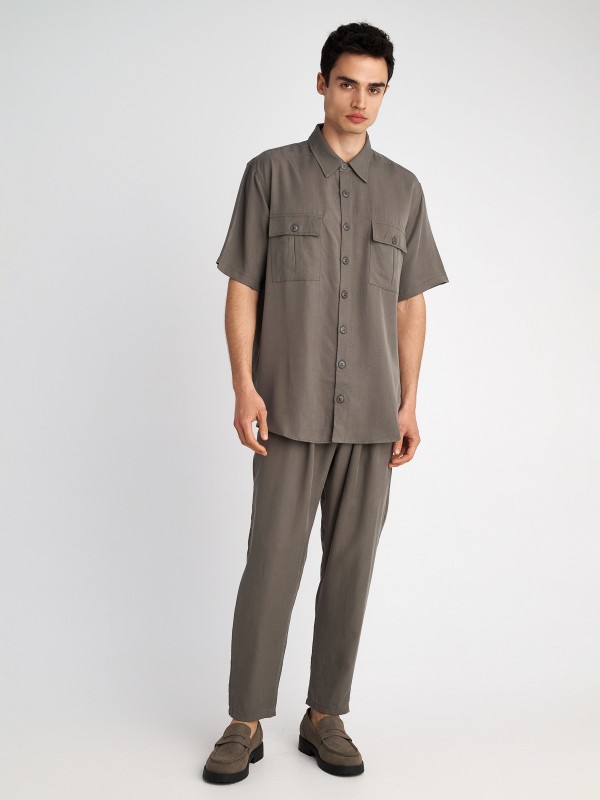 Man  Ascot Pant 100% Tencel
