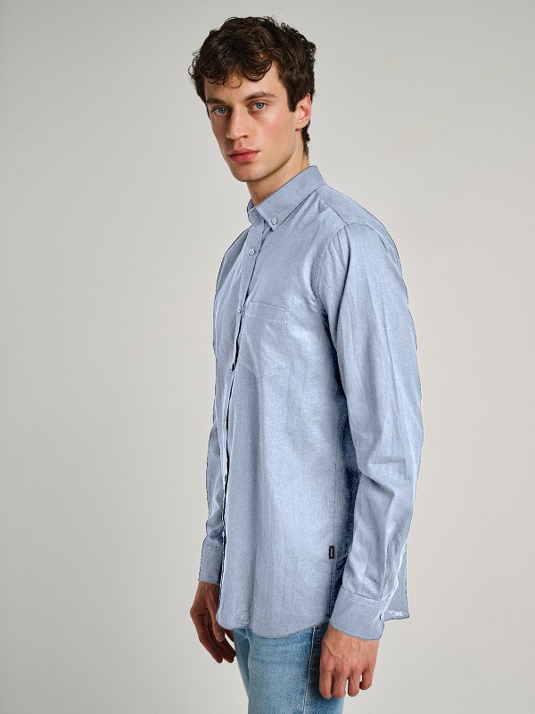 Hummel Man Linen Shirt Longsleeve 