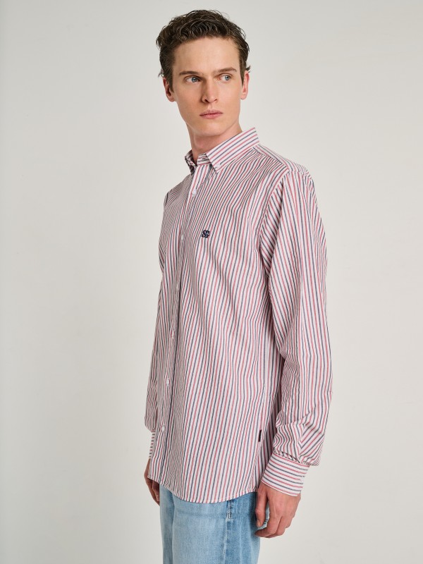 Crest Man Shirt Longsleeve