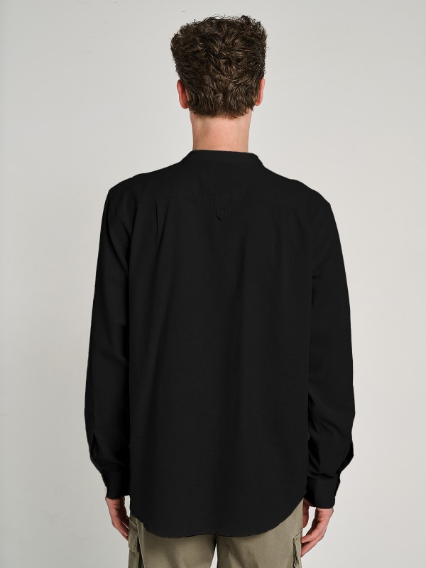 Diver Man Shirt Mao Collar