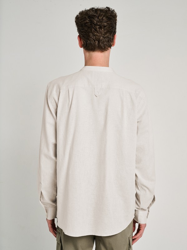 Diver Man Shirt Mao Collar