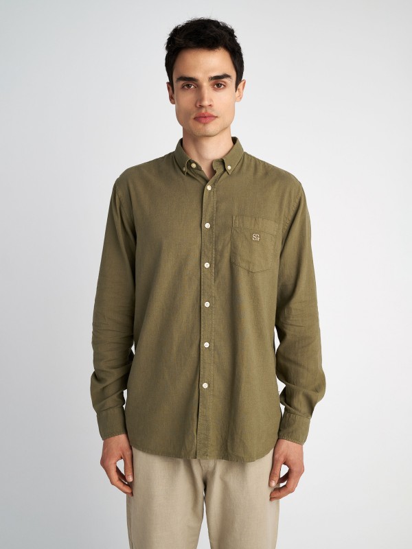 Man Shirt Hummel Long Sleeve