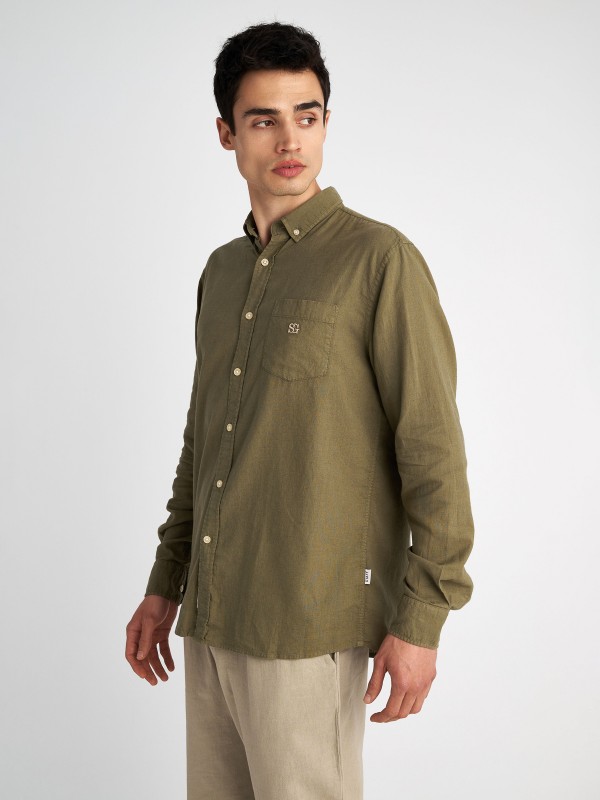 Man Shirt Hummel Long Sleeve