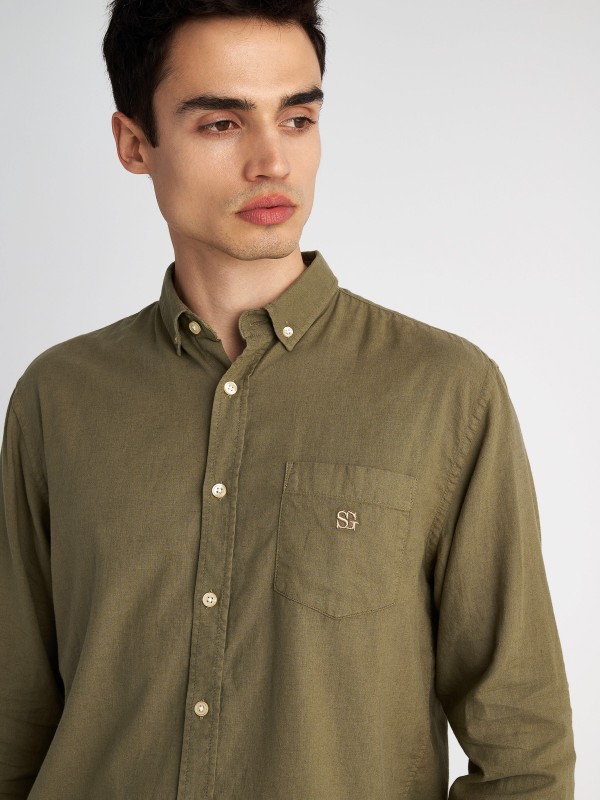 Man Shirt Hummel Long Sleeve