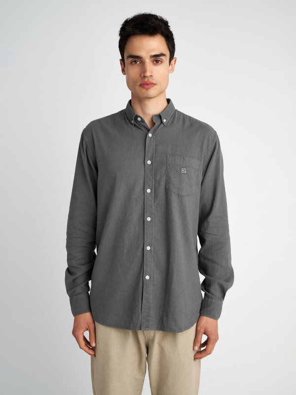 Man Shirt Hummel Long Sleeve