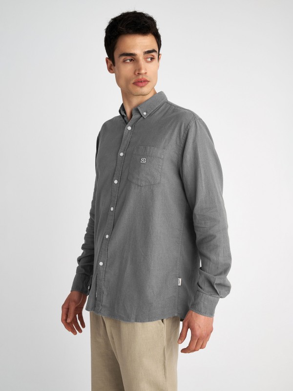 Man Shirt Hummel Long Sleeve