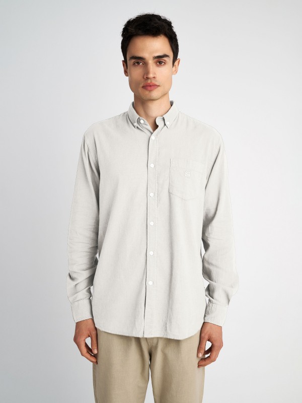 Man Shirt Hummel Long Sleeve