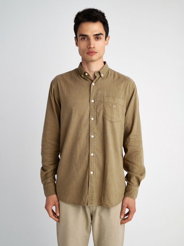 Man Shirt Hummel Long Sleeve