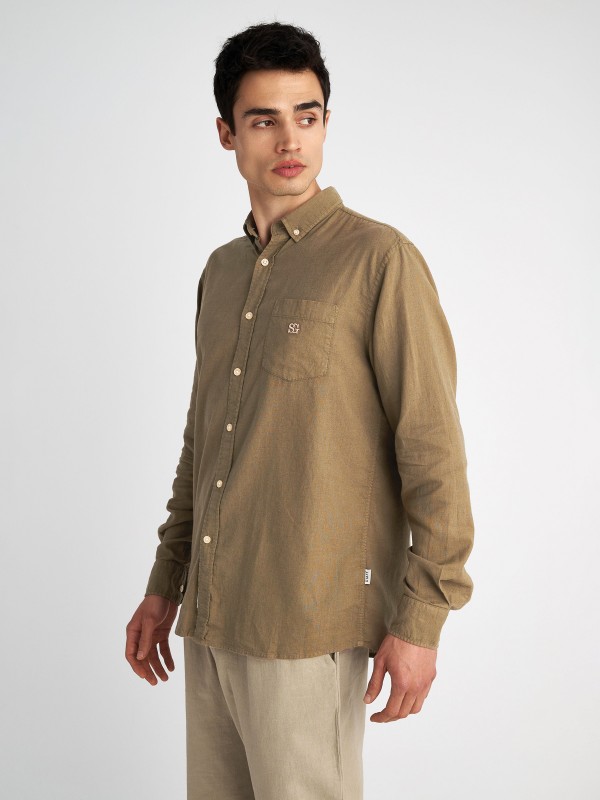 Man Shirt Hummel Long Sleeve