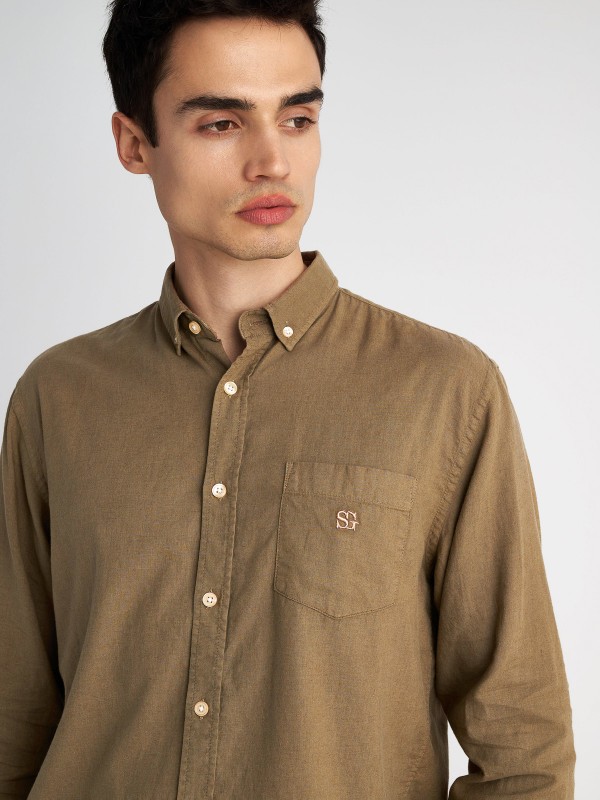 Man Shirt Hummel Long Sleeve