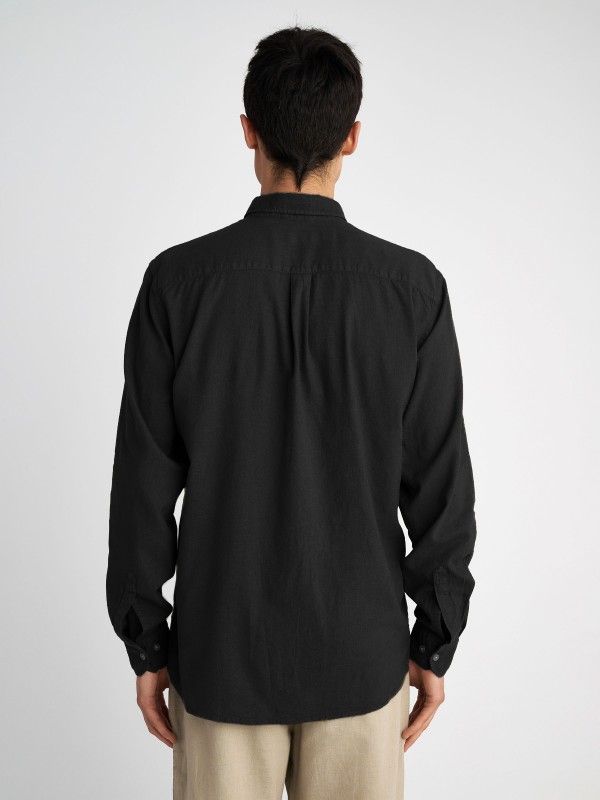 Man Shirt Hummel Long Sleeve
