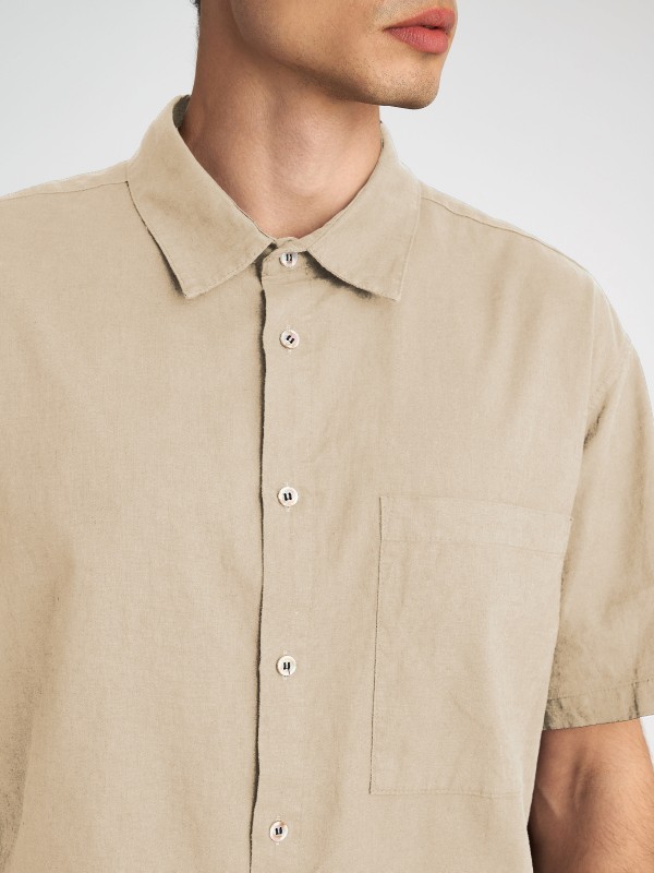 Man Shirt Grand Short Sleeve