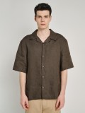 Ron Man Shirt Linen Short Sleeve