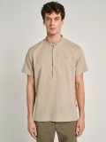 Trevor 1 Man Shirt Mao Collar