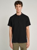Trevor 1 Man Shirt Mao Collar