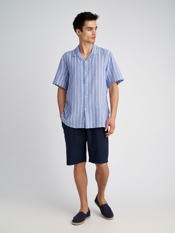 Man Shirt Sandro Short Sleeve