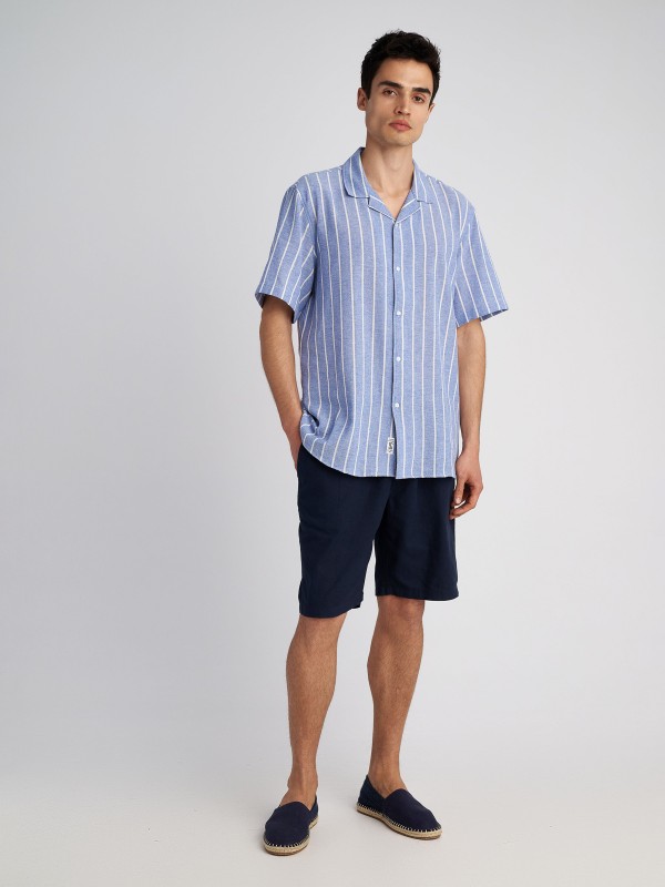 Man Shirt Sandro Short Sleeve