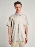 Grant Man Shirt Linen Short Sleeve