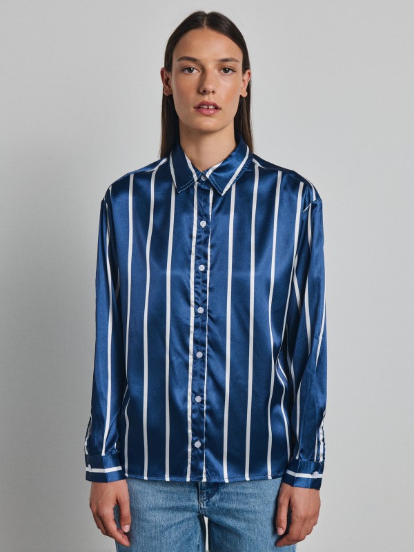 Konnie Woman Satin Shirt