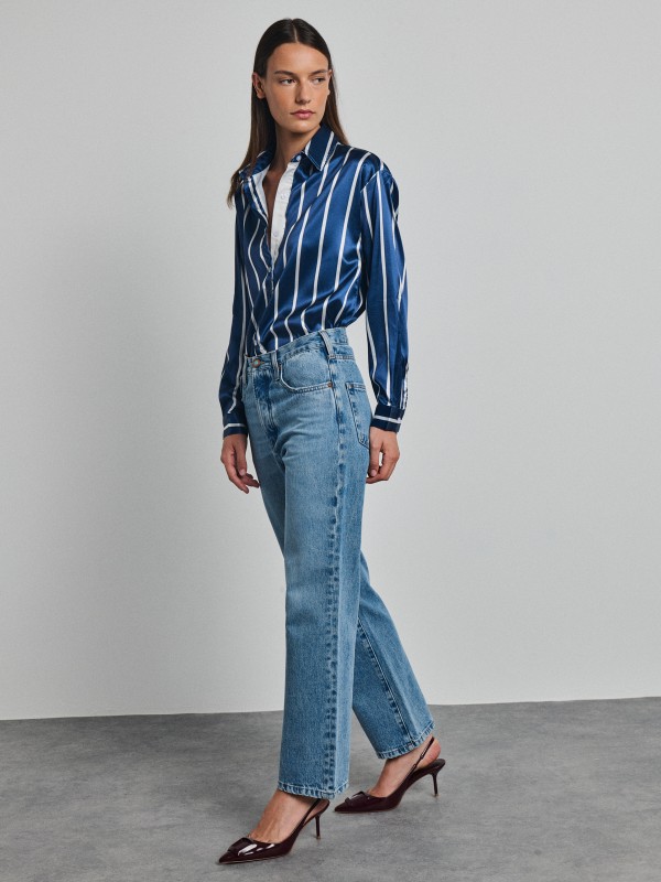 Konnie Woman Satin Shirt