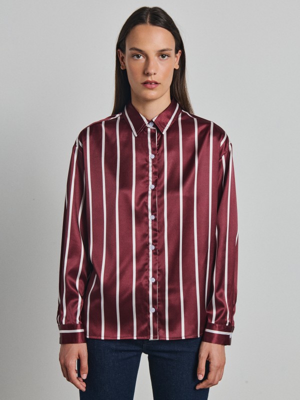 Konnie Woman Satin Shirt