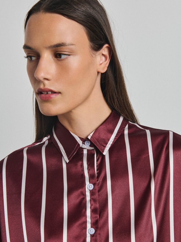 Konnie Woman Satin Shirt