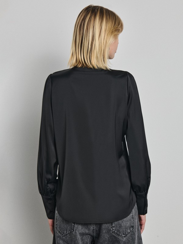 Jessie Woman Satin Shirt