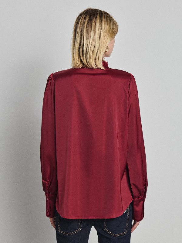Jessie Woman Satin Shirt