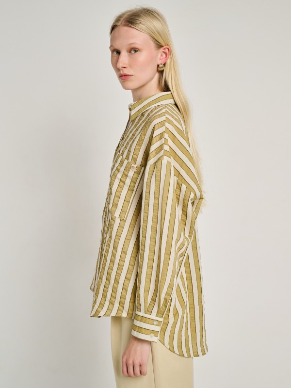 Γυναικείο Ριγέ Πουκάμισο