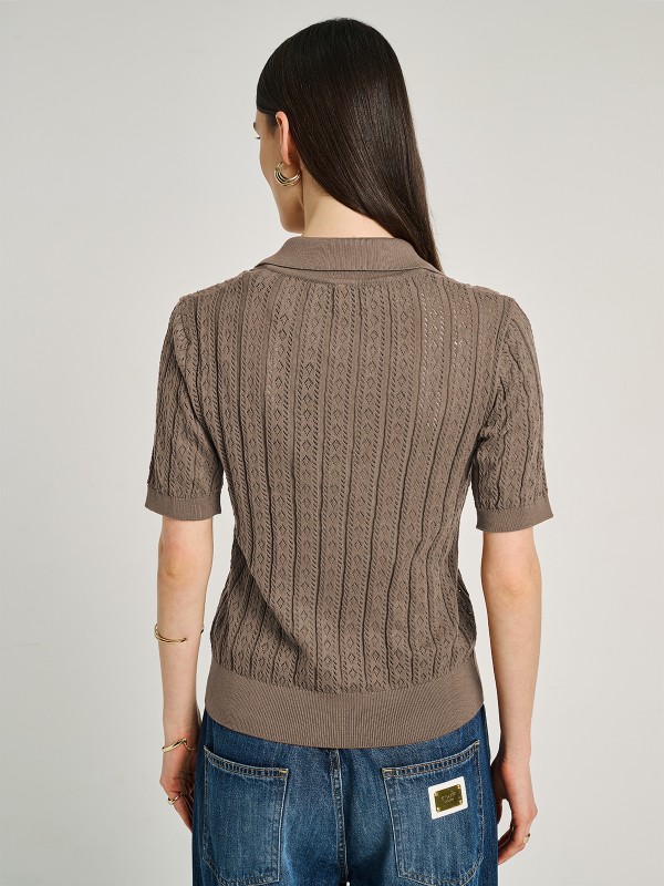Kate Polo Short Sleeve Knit 