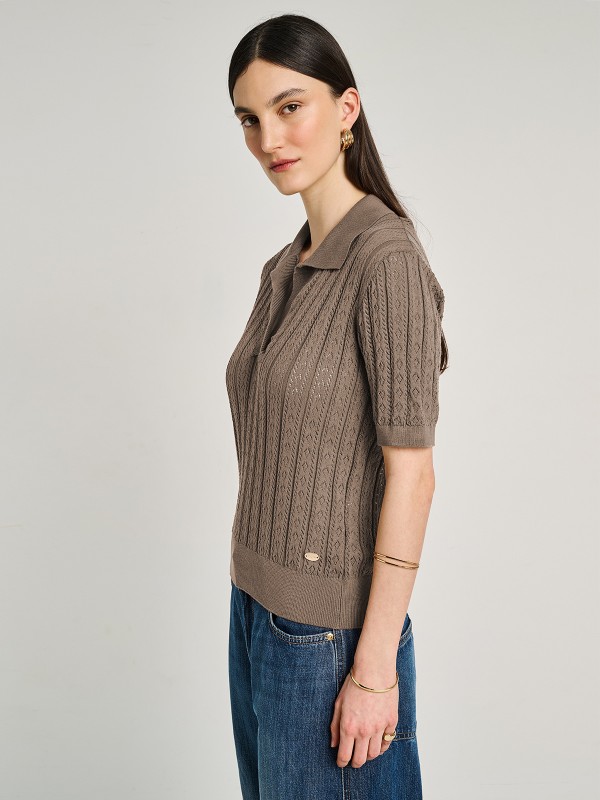 Kate Polo Short Sleeve Knit 