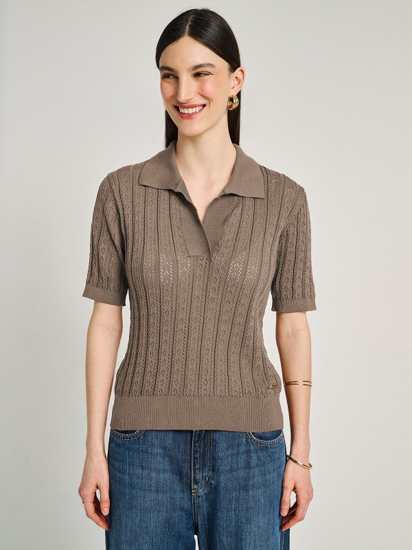 Kate Polo Short Sleeve Knit 