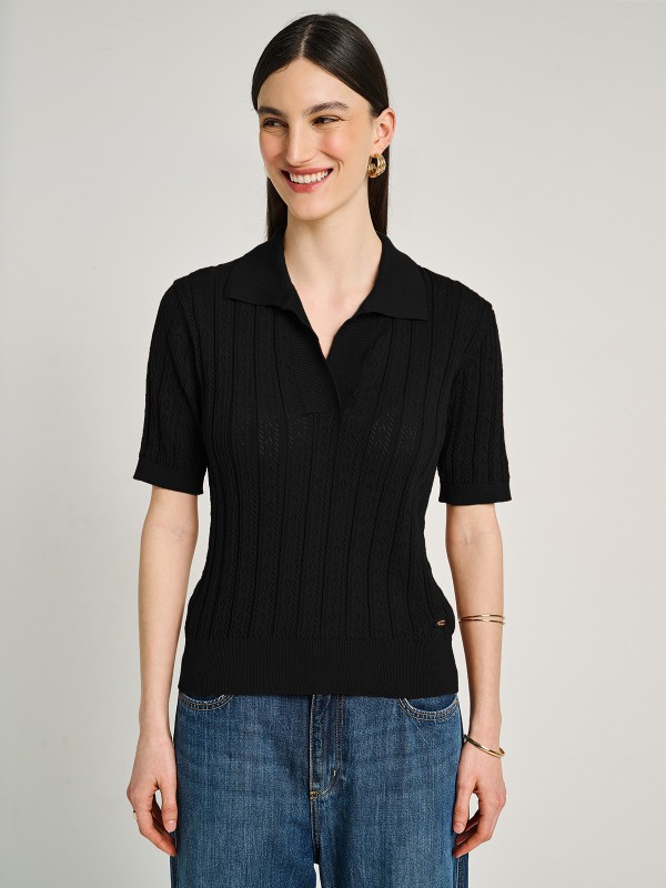 Kate Polo Short Sleeve Knit 