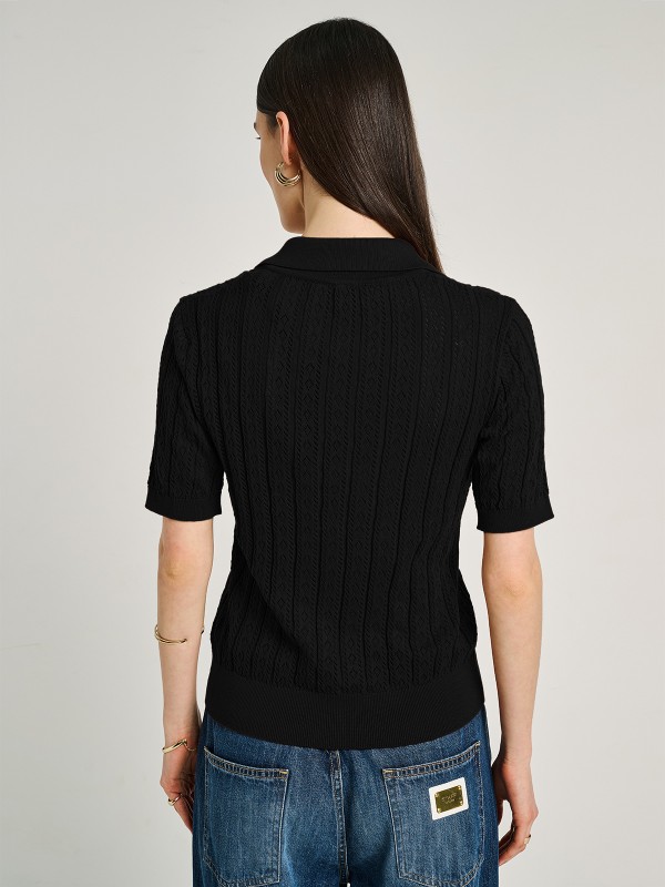 Kate Polo Short Sleeve Knit 