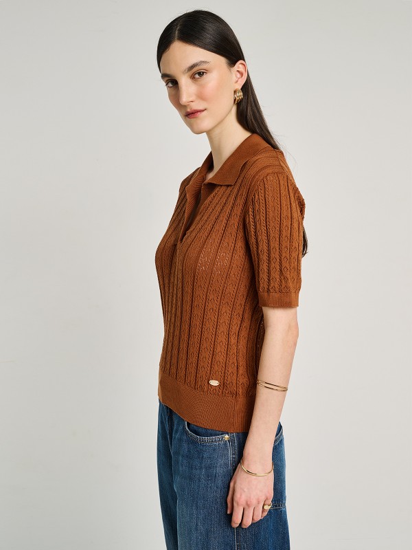 Kate Polo Short Sleeve Knit 