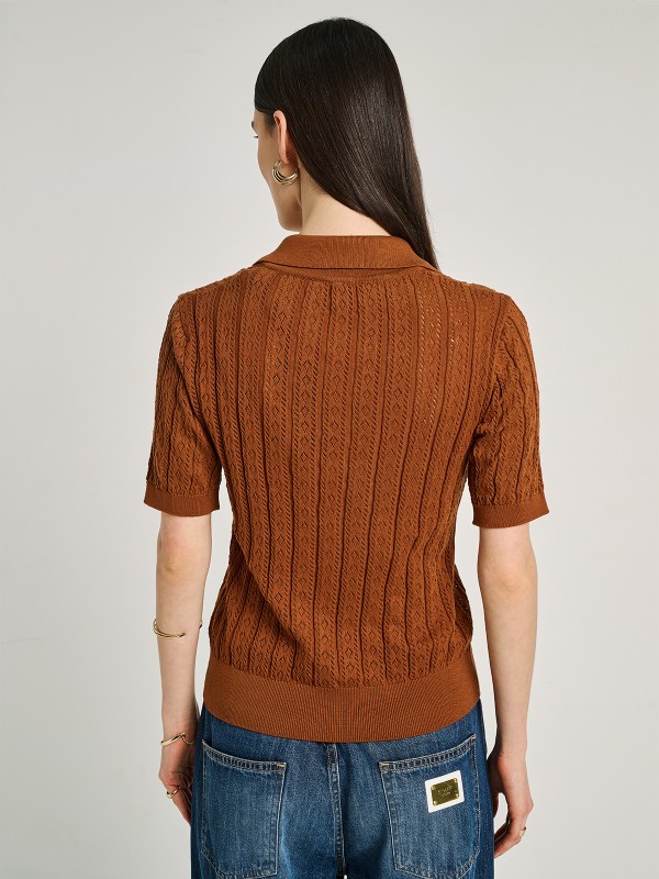 Kate Polo Short Sleeve Knit 