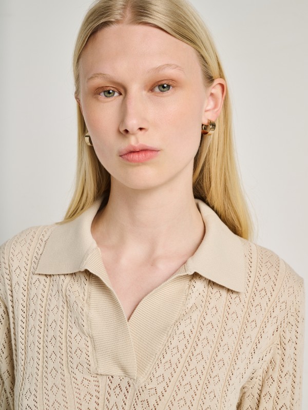 Kate Polo Short Sleeve Knit