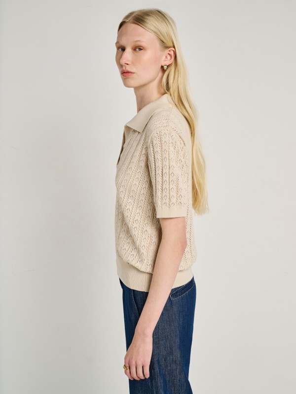 Kate Polo Short Sleeve Knit