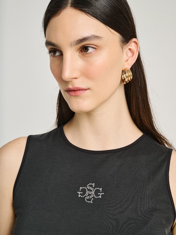 Pansy Sleeveless Top Lenzing