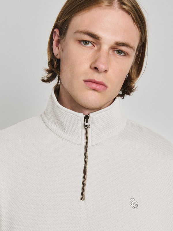 Hugo Man Half Zip Sweatshirt