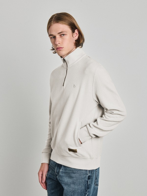 Hugo Man Half Zip Sweatshirt