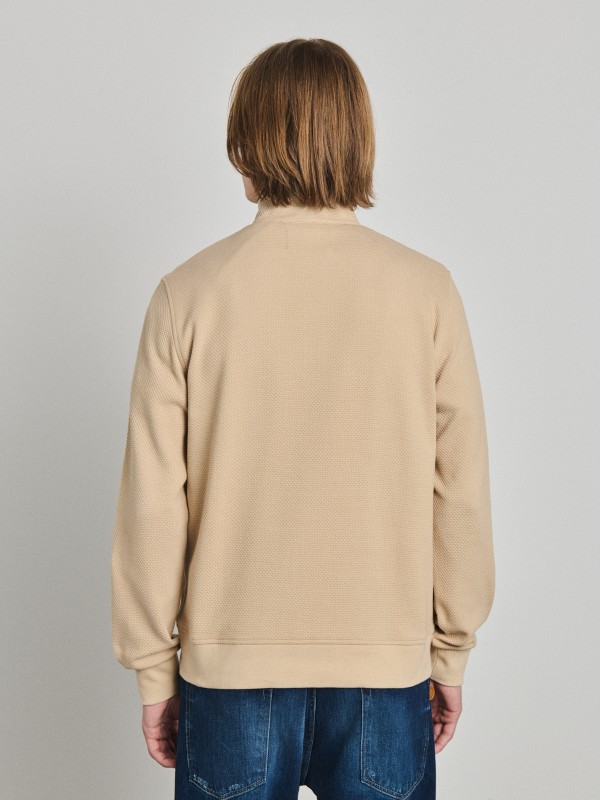 Nerdom Man Half Zip Sweatshirt