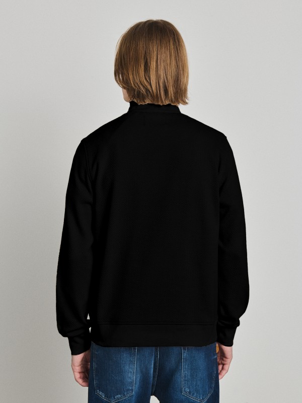Nerdom Man Half Zip Sweatshirt