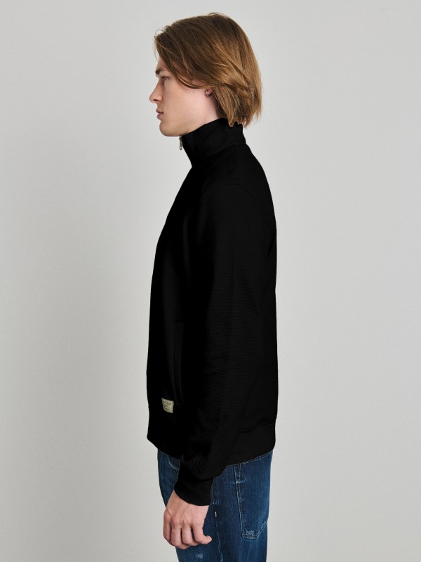 Nerdom Man Half Zip Sweatshirt